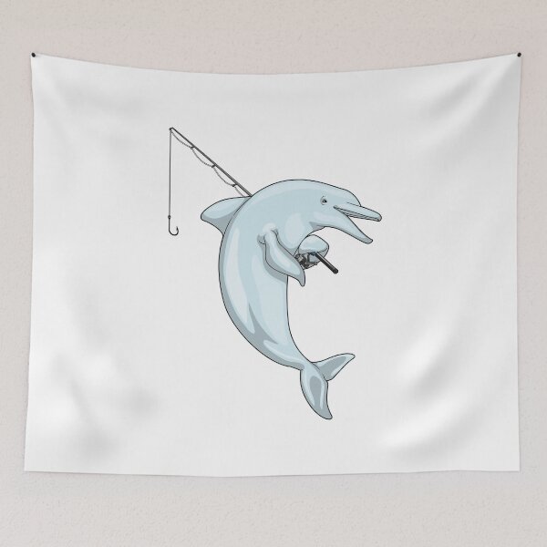 Item preview, Dolphin Angler Fishing rod Fishing designed and sold by Snabdesign84.