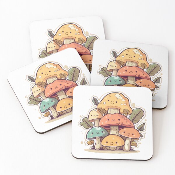 Item preview, Cute Kawaii Mushrooms designed and sold by Studio-g.