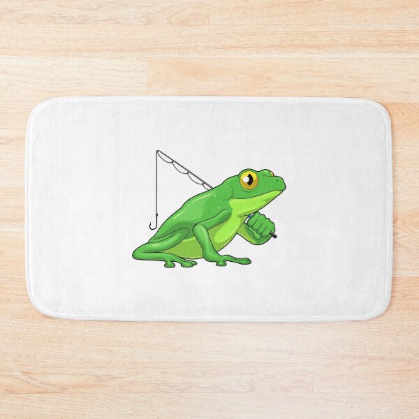 Aperçu de l'œuvre Canne à pêche Frog Angler créée et vendue par Snabdesign84.
