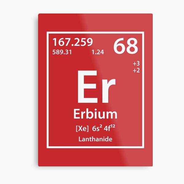 Aperçu de l'œuvre Erbium Element créée et vendue par cerebrands.