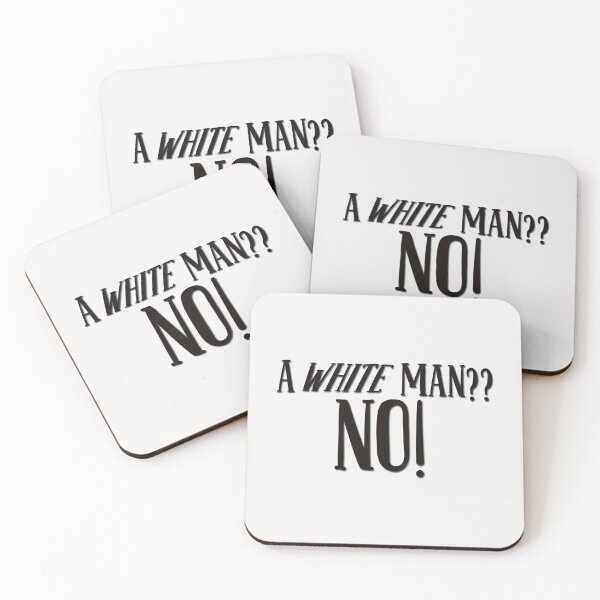 Item preview, A White Man?? NO! designed and sold by HaleighMade.