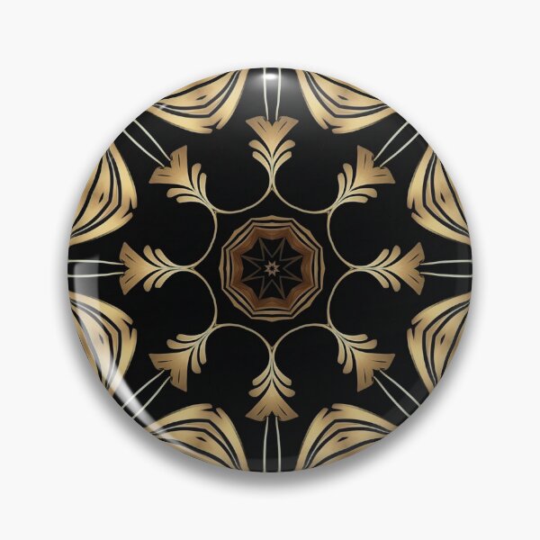 Item preview, Elegant Luxury Art Deco Ornamten Pattern Teal Gold Black designed and sold by artsandsoul.