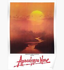 APOKALYPSE JETZT. Film, Film, ALTES Plakat, AUF SCHWARZEM. Poster