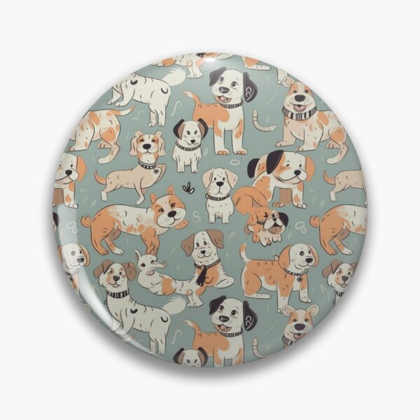 Artikelvorschau, Adorable Dogs - Cute Dog Pattern entworfen und verkauft von Reimagining Images.