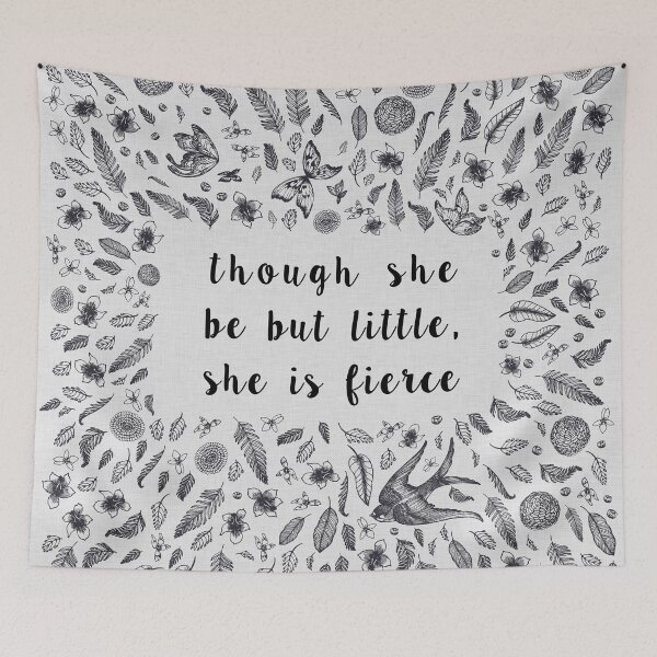 Item preview, Though She Be But Little, She Is Fierce designed and sold by Orara Studio.