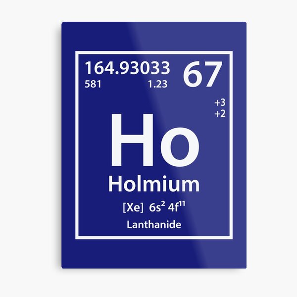 Aperçu de l'œuvre Holmium Element créée et vendue par cerebrands.