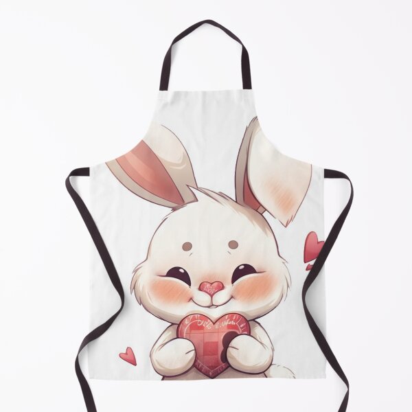 Item preview, White rabbit - chocolate heart designed and sold by Artxplor.