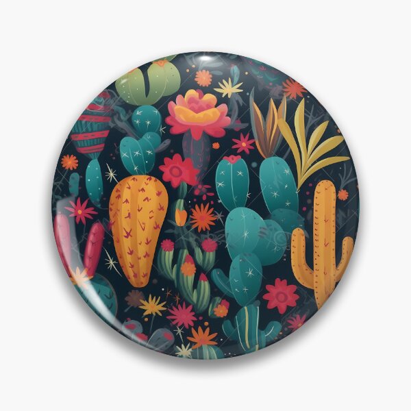 Item preview, Colorful Cinco de Mayo Mexican Revolution Cactus Flower Pattern designed and sold by Branjos.