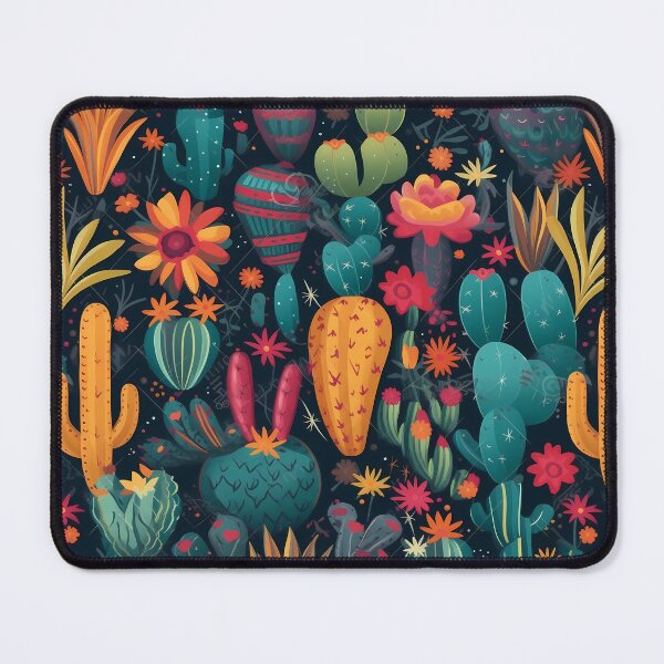 Item preview, Colorful Cinco de Mayo Mexican Revolution Cactus Flower Pattern designed and sold by Branjos.