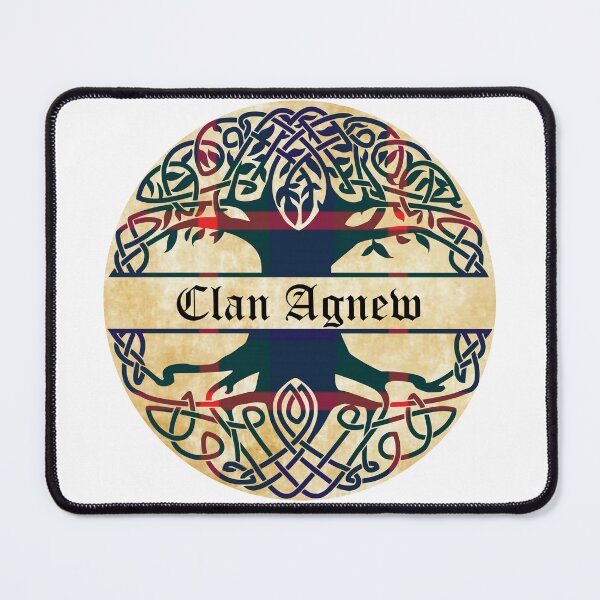 Item preview, Agnew Tree of Life Clan Scottish Surname tartan designed and sold by BagTown Clans.