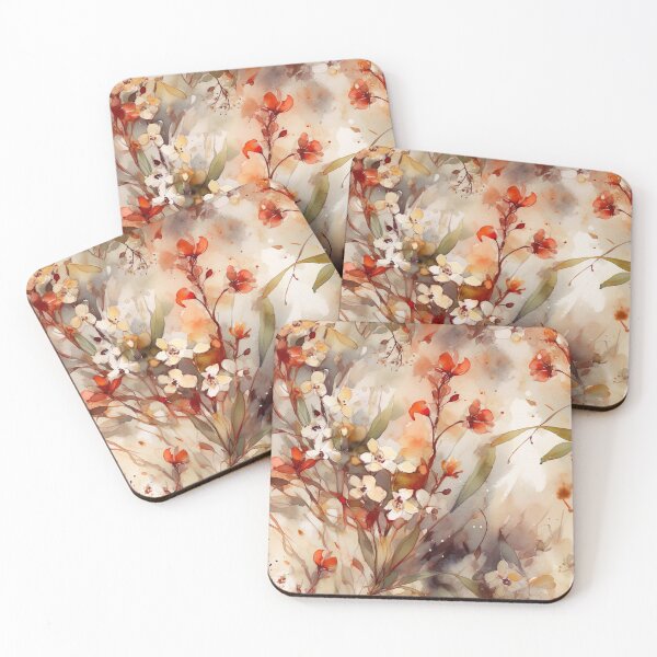 Item preview, Wax flower - pattern endless designed and sold by PoppinArtFox.