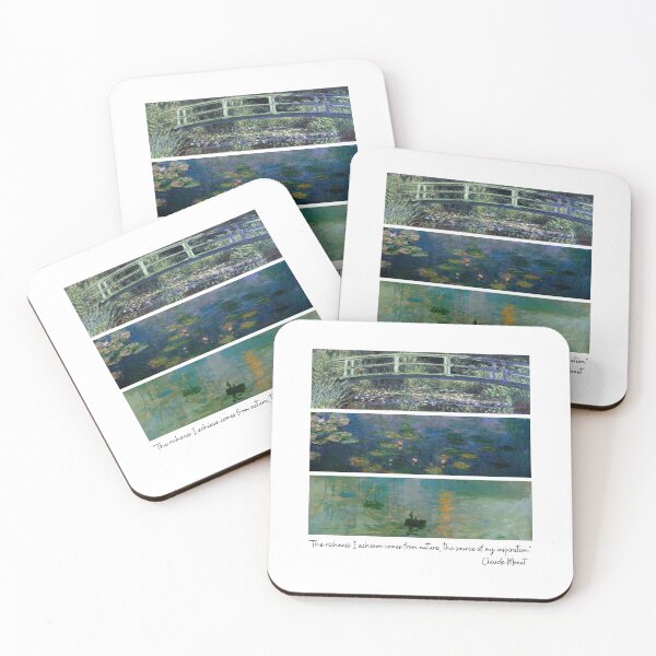 Item preview, Water Lillies Monet -Claude Monet Art Remake Design Art Pack  designed and sold by CandyDroidMerch.