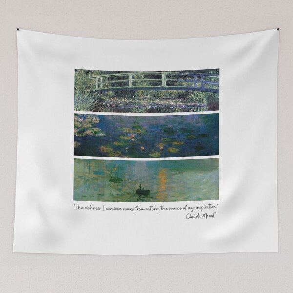 Item preview, Water Lillies Monet -Claude Monet Art Remake Design Art Pack  designed and sold by CandyDroidMerch.