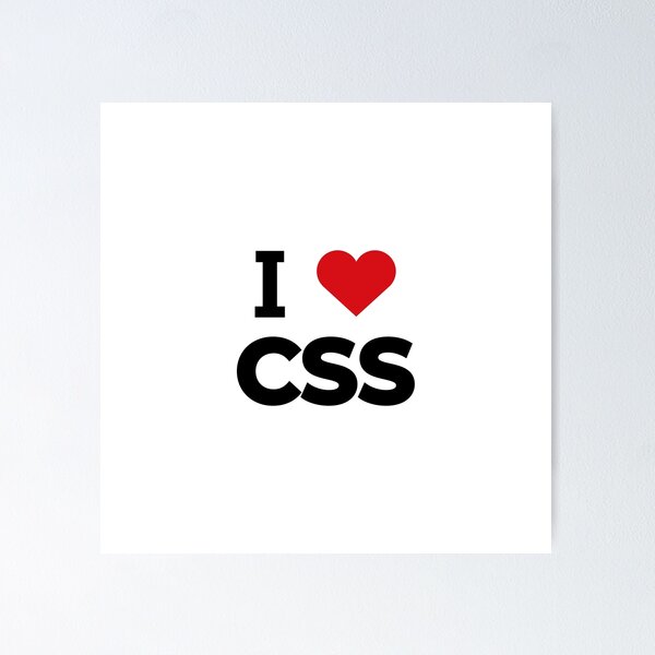 Artikel-Vorschau von Ich liebe CSS, designt und verkauft von Moyanana.