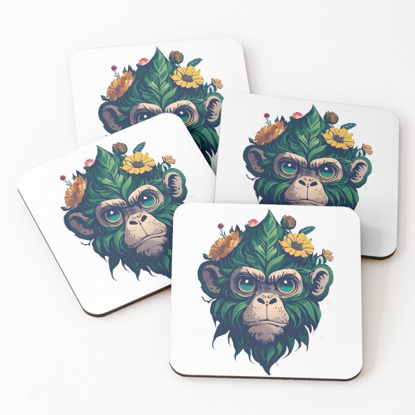 Item preview, monkey  designed and sold by Vvisions.