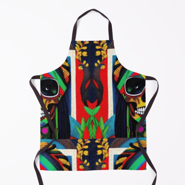 Item preview, *UNIQUE COOL JAMAICAN RASTA SKULL COLORFUL DOTTED PATCHWORK* designed and sold by Ralek.