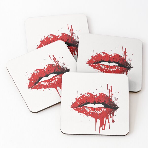 Item preview, Sexy red female lips designed and sold by MagicWardrobe.