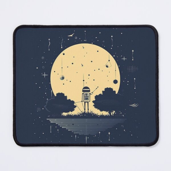 Item preview, Robot on a moon planet designed and sold by robotnatureco.