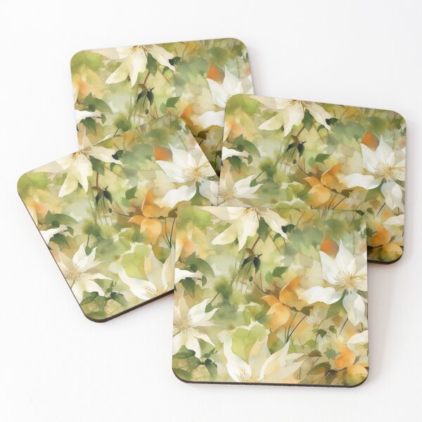 Item preview, Clematis - pattern endless designed and sold by PoppinArtFox.