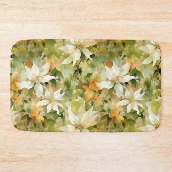 Item preview, Clematis - pattern endless designed and sold by PoppinArtFox.