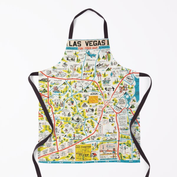 Item preview, Mapa vintage - Mapa del recorrido divertido de Las Vegas 1947 designed and sold by Gin  Neko.