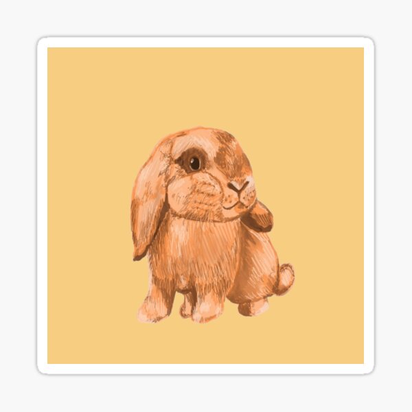 Item preview, nutmeg bunny- yellow designed and sold by animatedAnn.