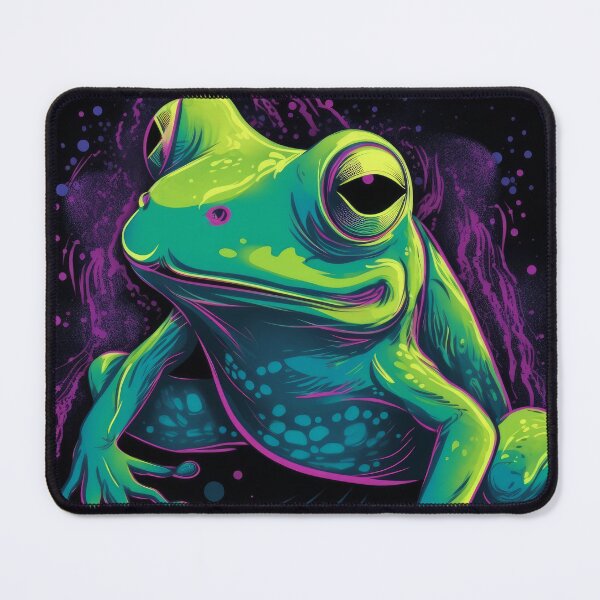 Item preview, Psychedelic Neon Frog designed and sold by frogg136.