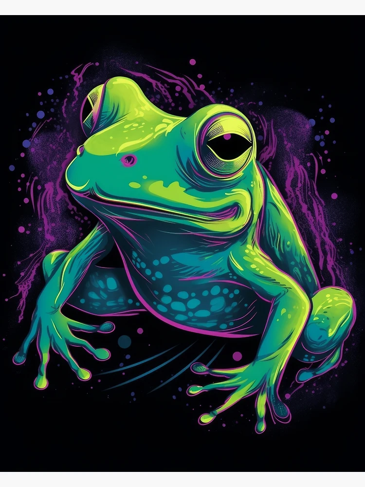 Retro Frog Pin - Howdy Folks! – Museum of Neon Art