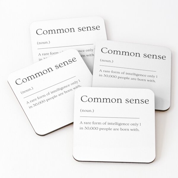 Item preview, Common sense | Funny Dictionary Definition designed and sold by ED-TDesigns.