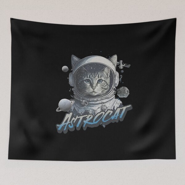 Item preview, Cute Kitty AstroCat designed and sold by PlayfulPrint.
