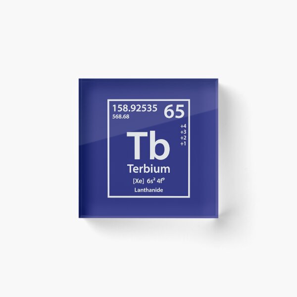 Aperçu de l'œuvre Terbium Element créée et vendue par cerebrands.