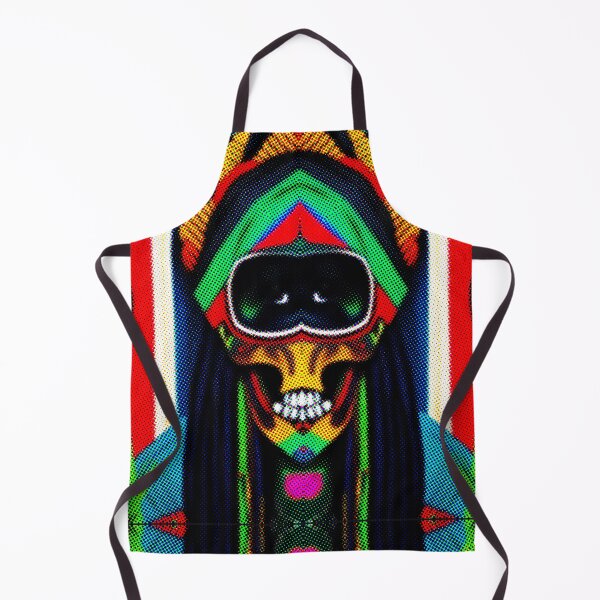 Item preview, *UNIQUE COOL JAMAICAN RASTA SKULL COLORFUL DOTTED PATCHWORK* designed and sold by Ralek.