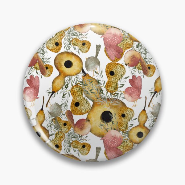Item preview, Birds with birdhouses designed and sold by MistyLakeArt.