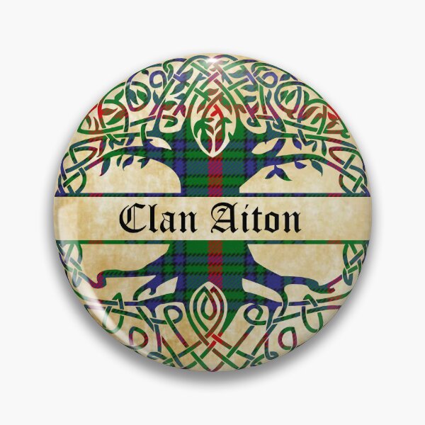 Item preview, Aiton Tree of Life Clan Scottish Surname tartan designed and sold by BagTown Clans.