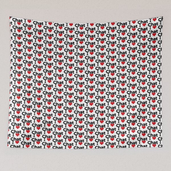 Aperçu de l'œuvre J'aime Chat créée et vendue par Moyanana.