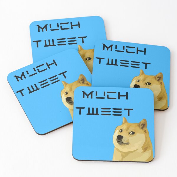 Item preview, Much Tweet - Elon Musk Doge designed and sold by WigOutlet.