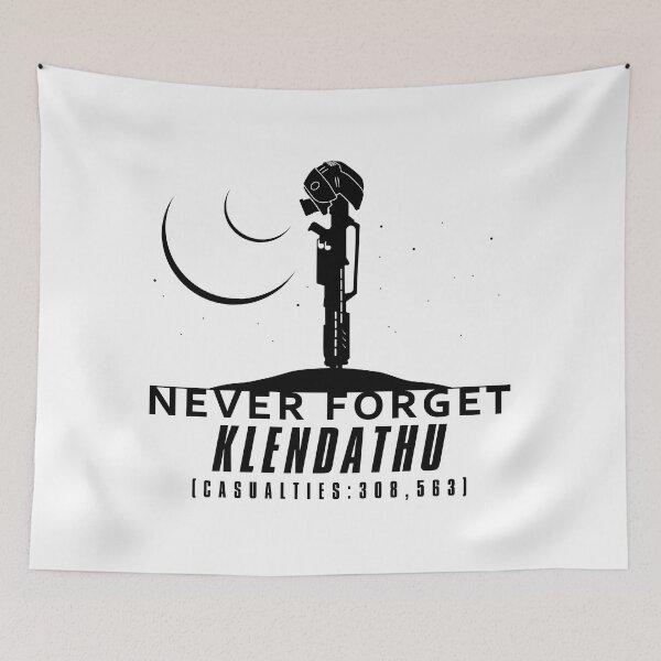 Item preview, Never Forget Klendathu - black designed and sold by CCCDesign.