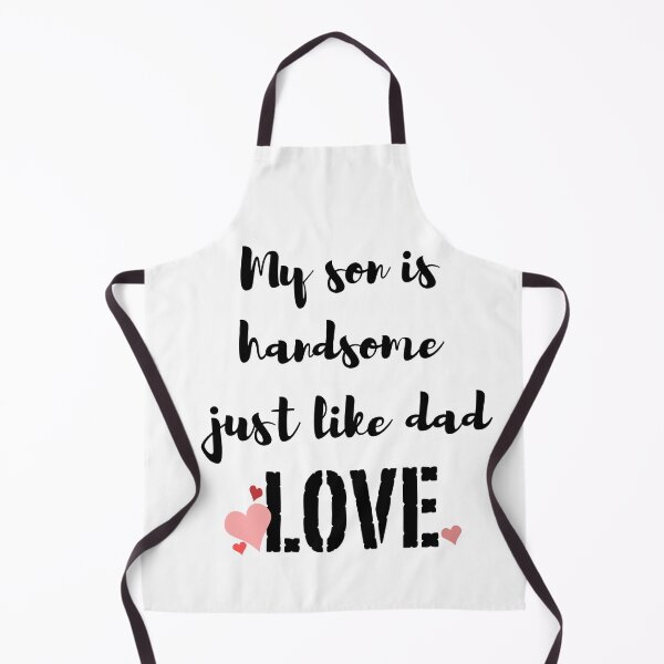 Item preview, LOVE My Son is Handsome Just Like Dad Red Pink Heart designed and sold by BoomBoomBaby.
