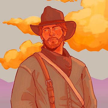 red dead redemption 2 / Fanart / Arthur Morgan Art Board Print for Sale by  Artwalidshop