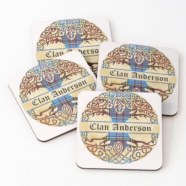 Artikelvorschau, Anderson Tree of Life Clan Schottischer Familienname Tartan entworfen und verkauft von BagTown Clans.