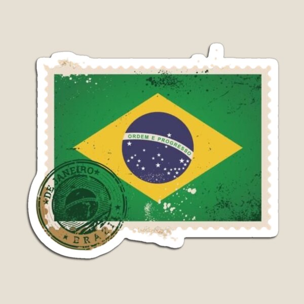 Artikel-Vorschau von Brasilien-Stempel, designt und verkauft von Kimberlipm.
