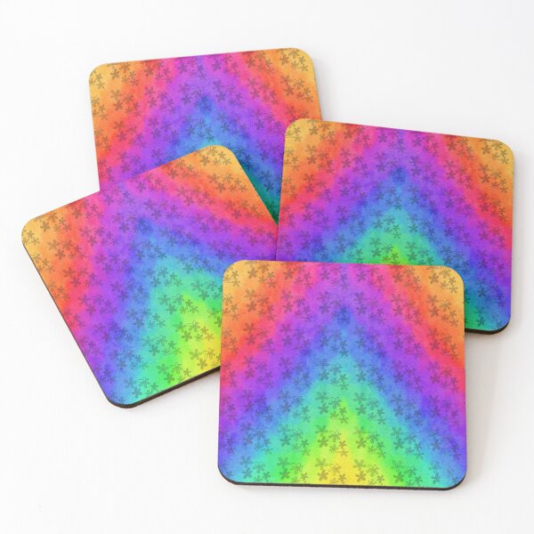 Item preview, Rainbow with flower power designed and sold by MistyLakeArt.