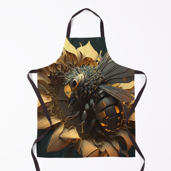 Item preview, Bee on a sunflower designed and sold by MrRobotAI.
