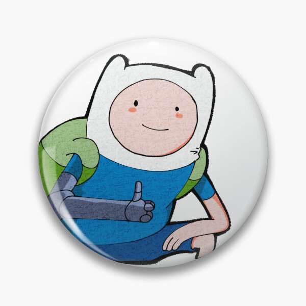 Item preview, Finn the human sticker ( Adventure Time ) designed and sold by SilriverART.