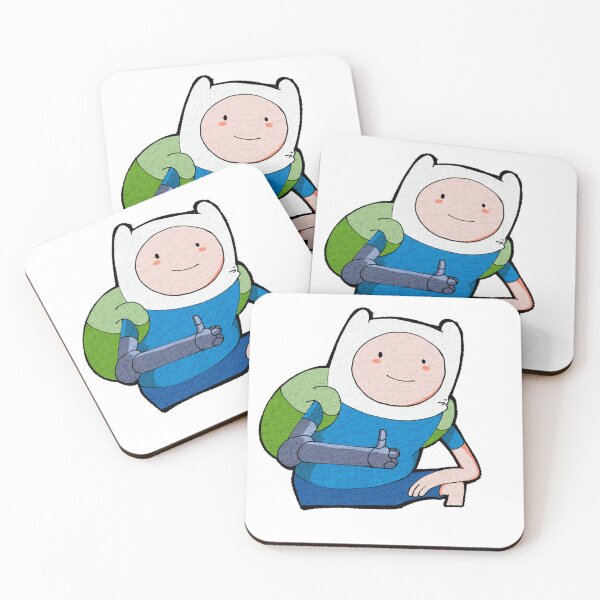 Item preview, Finn the human sticker ( Adventure Time ) designed and sold by SilriverART.