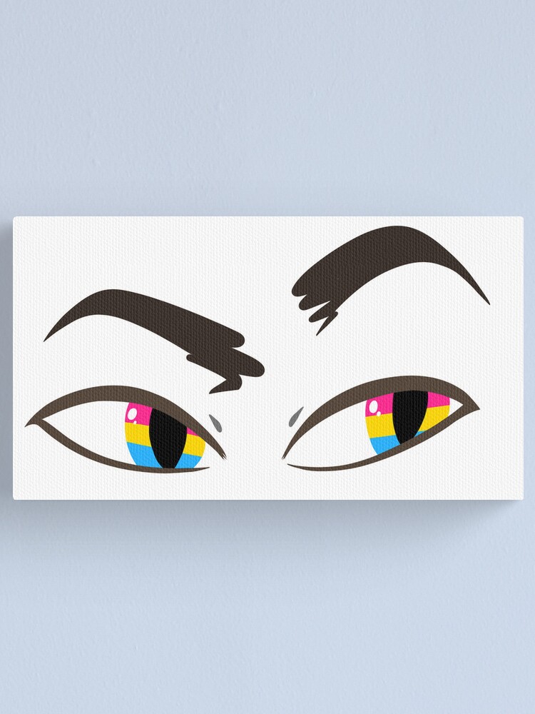 Thumbnail 1 of 3, Canvas Print, Pan eyes designed and sold by UlveJake.