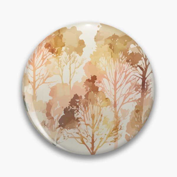 Item preview, A Delicate Forest in Pastel - Watercolor Trees and Leaves designed and sold by GVRDesign.