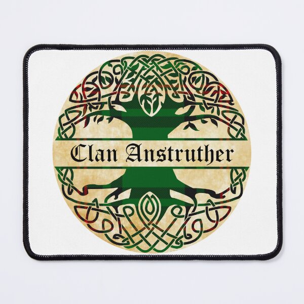 Item preview, Anstruther Tree of Life Clan Scottish Surname tartan designed and sold by BagTown Clans.