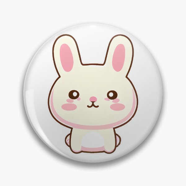 Item preview, Cute Kawaii Chibi Sticker: Rabbit designed and sold by Shelley Noel.