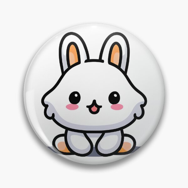Item preview, Cute Kawaii Chibi Sticker: Rabbit designed and sold by Shelley Noel.